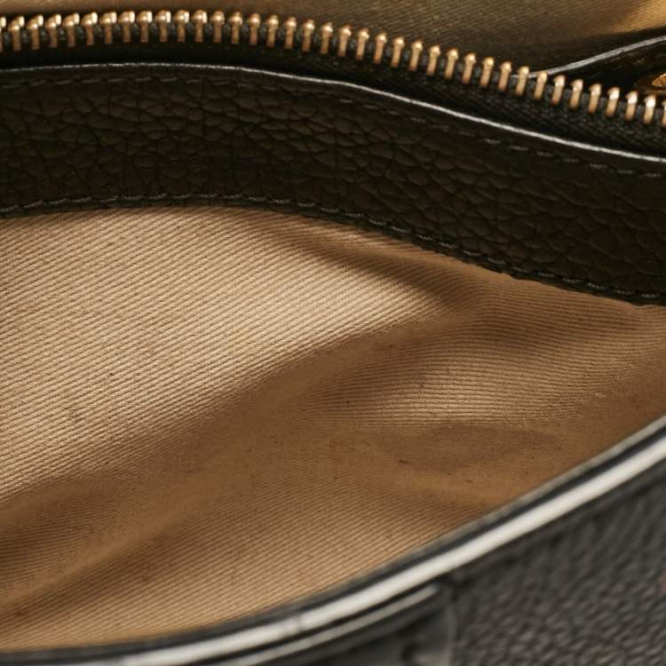 Pre Owned Chloe Black Leather Aby Day Top Handle Bag