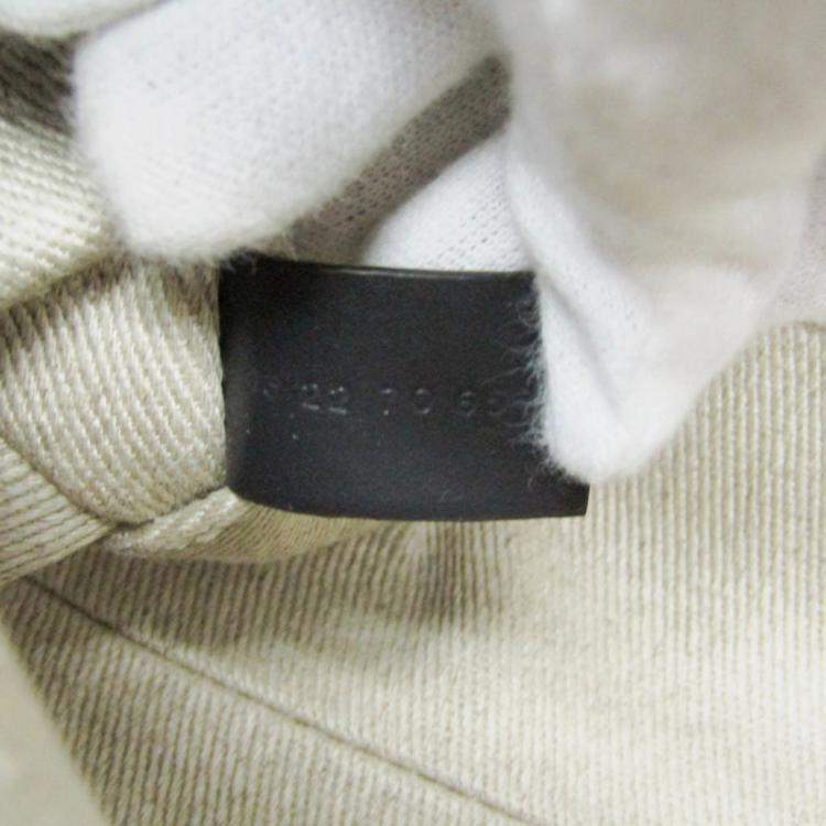 Pre Owned Chloe Neutrals Canvas and Leather Tote Bag