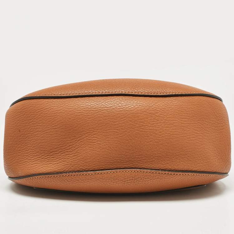 Pre Owned Chloe Brown Leather Large Drew Shoulder Bag