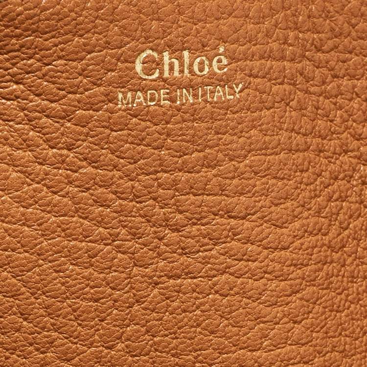 Pre Owned Chloe Brown Leather Large Drew Shoulder Bag