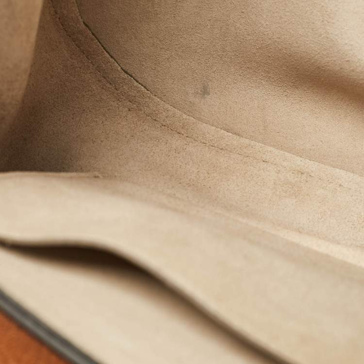 Pre Owned Chloe Brown Leather Large Drew Shoulder Bag
