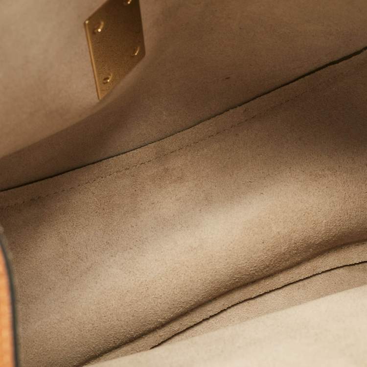 Pre Owned Chloe Brown Leather Large Drew Shoulder Bag