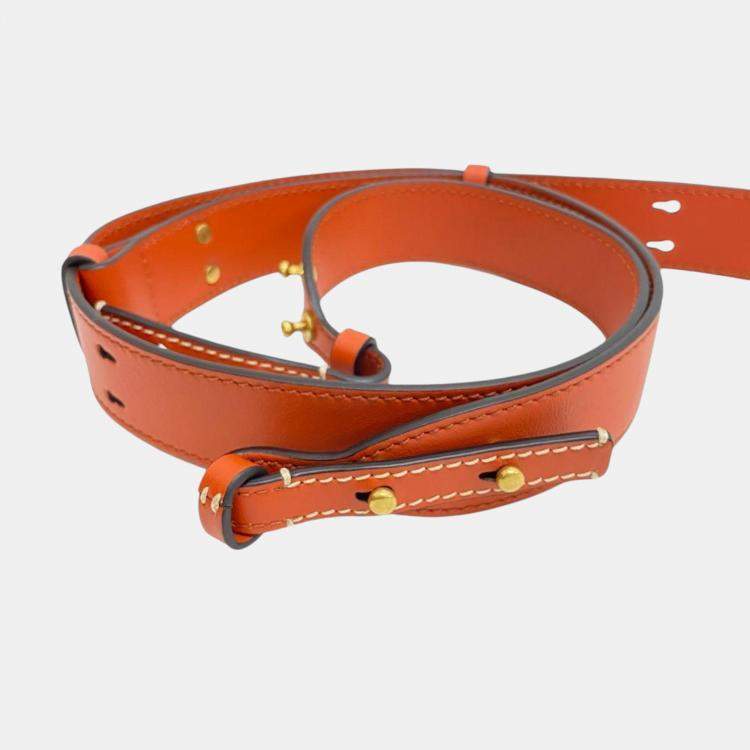 Pre Owned Chloe Orange Dahlia Handbag