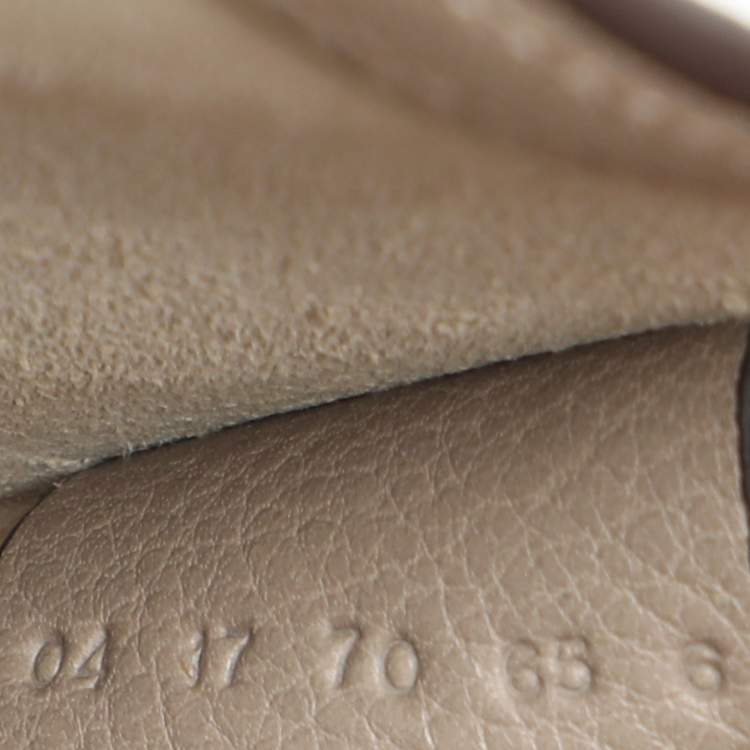 Pre Owned Chloé Grey Leather and Suede Small Nile Bracelet Shoulder Bag