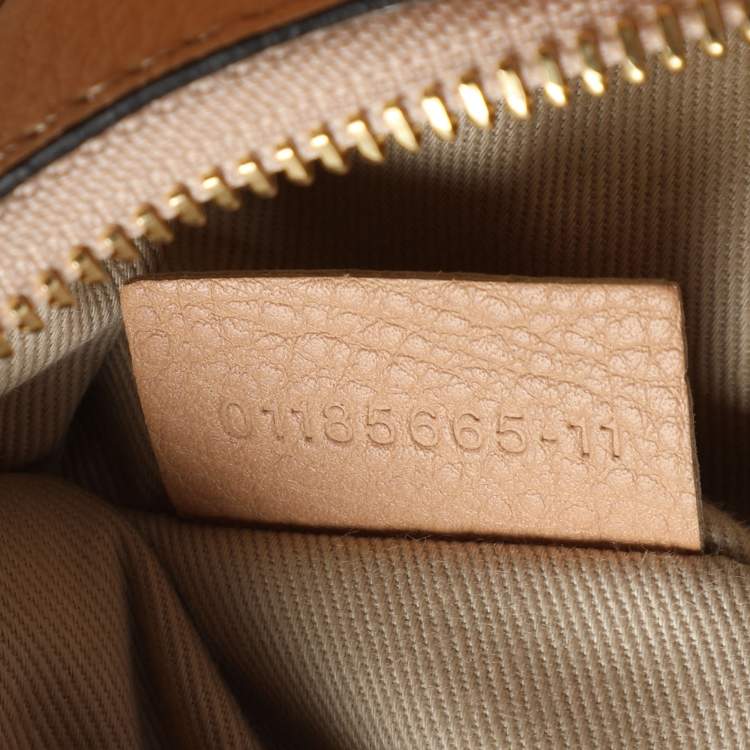 Pre Owned Chloe Beige Leather Small Faye Day Top Handle Bag