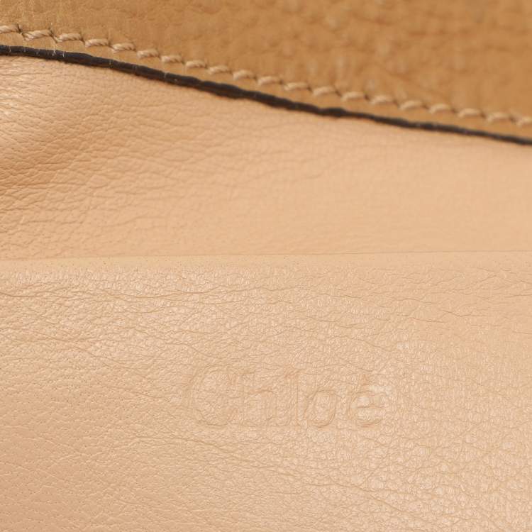 Pre Owned  Chloe Brown Leather Medium Elsie Chain Shoulder Bag