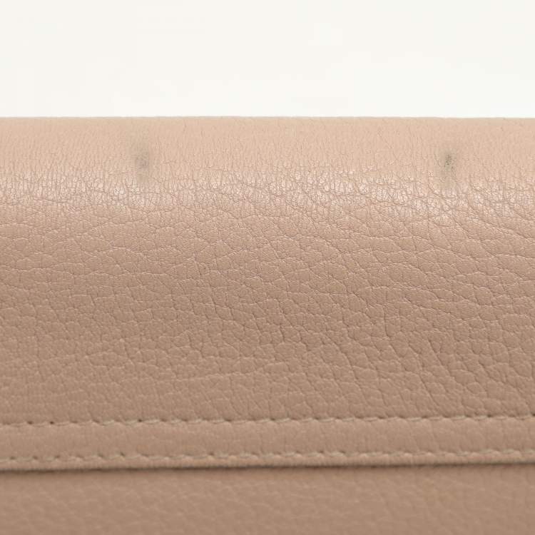 Pre Owned Chloe Beige Leather Small Drew Shoulder Bag