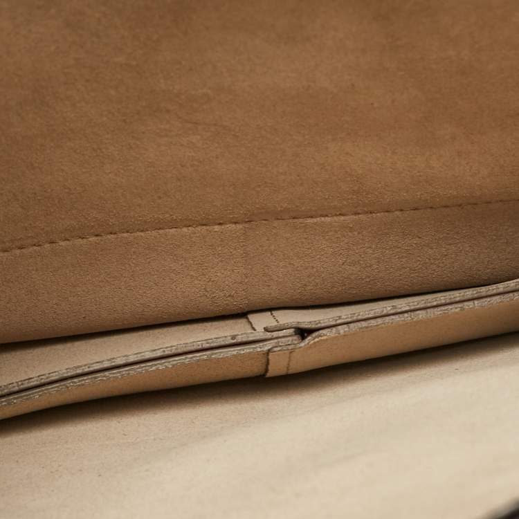 Pre Owned Chloe Red Leather Medium Faye Shoulder Bag