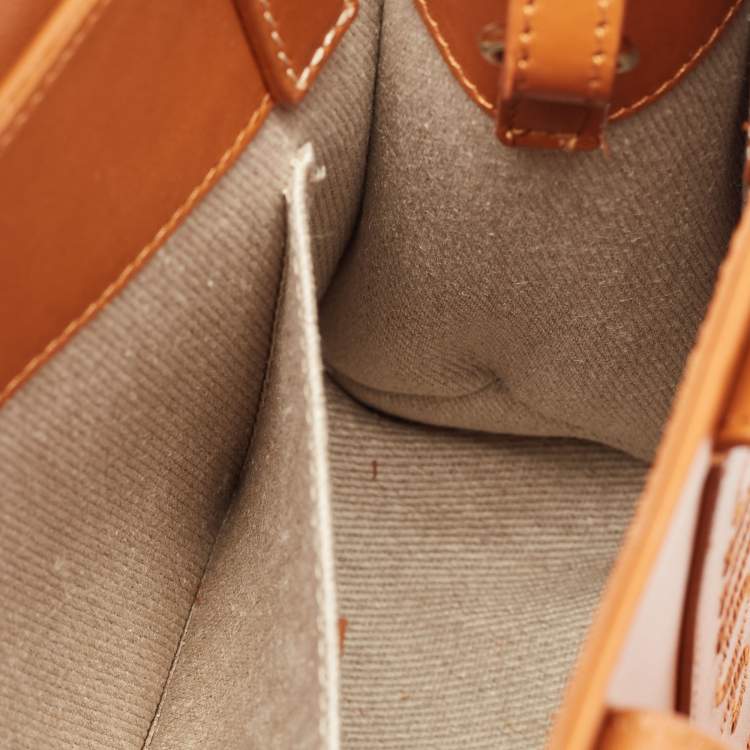 Pre Owned Chloe Brown Leather Small Woody Tote