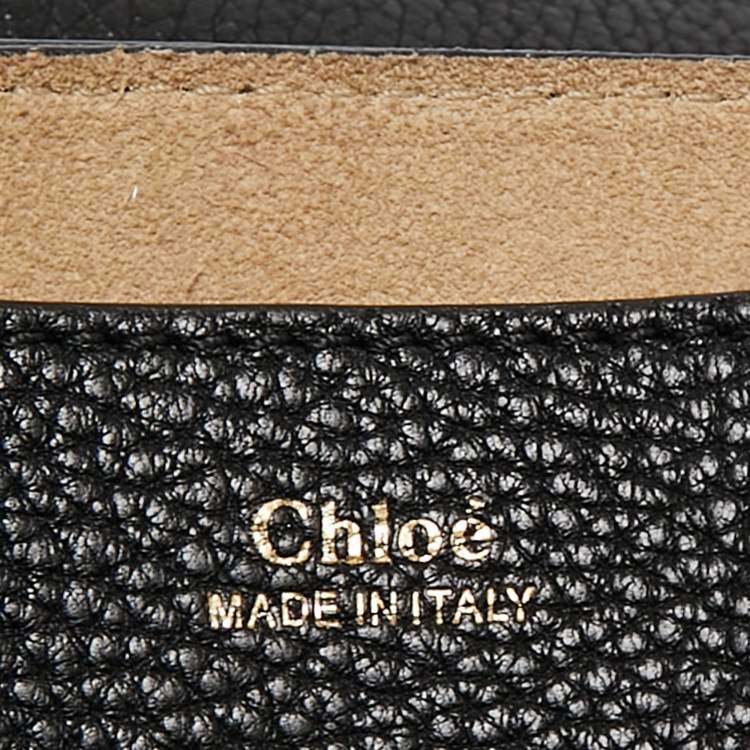 Pre Owned Chloe Black Leather Medium Drew Shoulder Bag