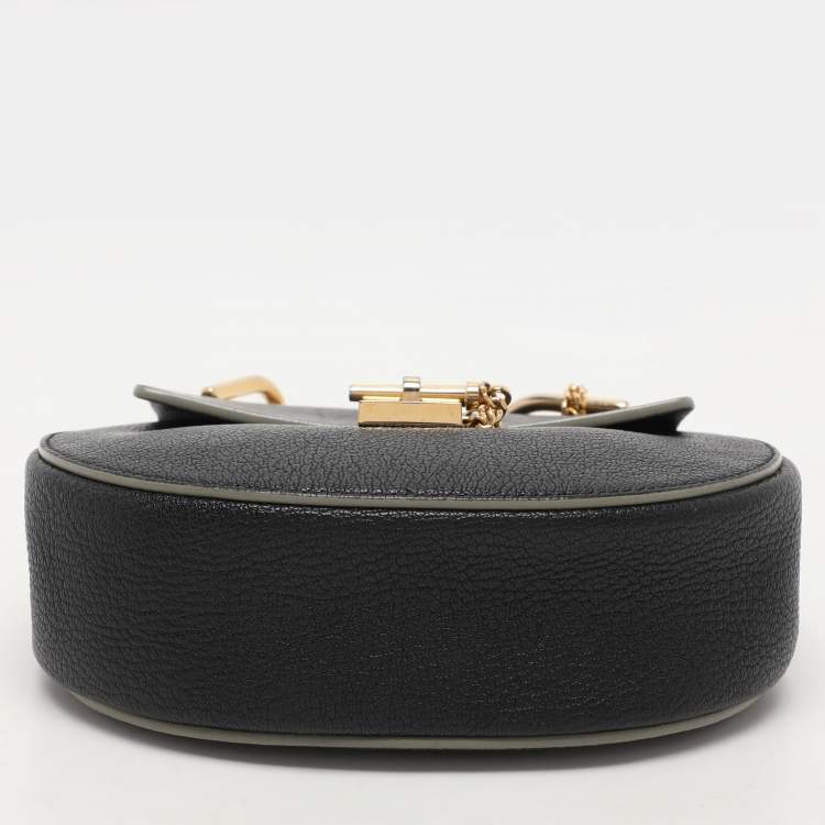 مملوكة مسبقًا Chloe Black Leather Small Drew Shoulder Bag