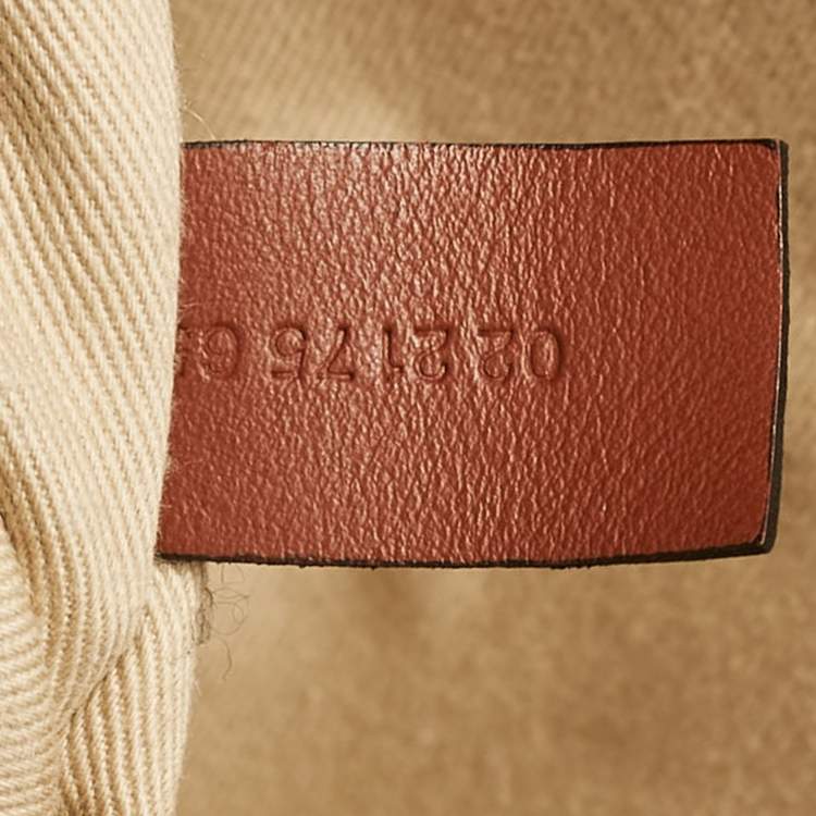 مملوكة مسبقًا Chloe Beige/Brown Canvas and Leather Medium Woody Tote