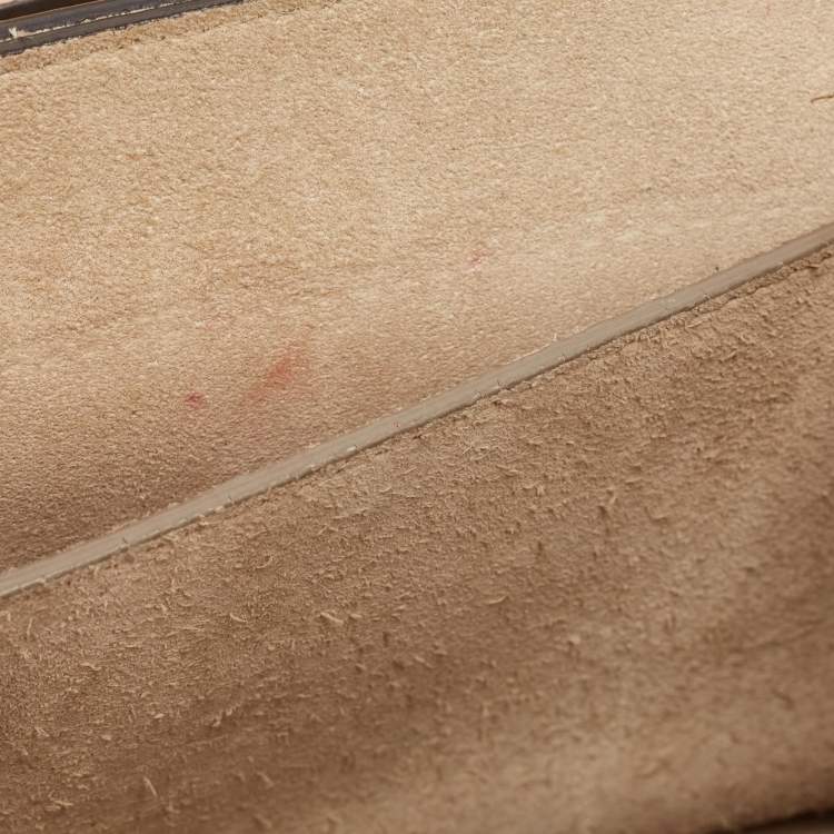 Pre Owned Chloe Beige Leather Small Drew Shoulder Bag