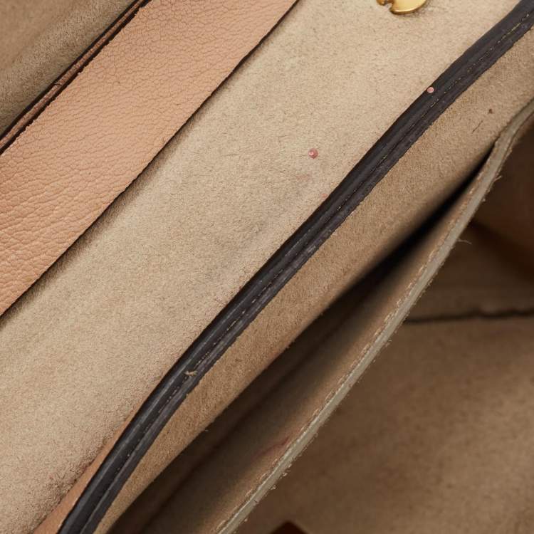 Pre Owned Chloe Beige Leather Small Drew Shoulder Bag