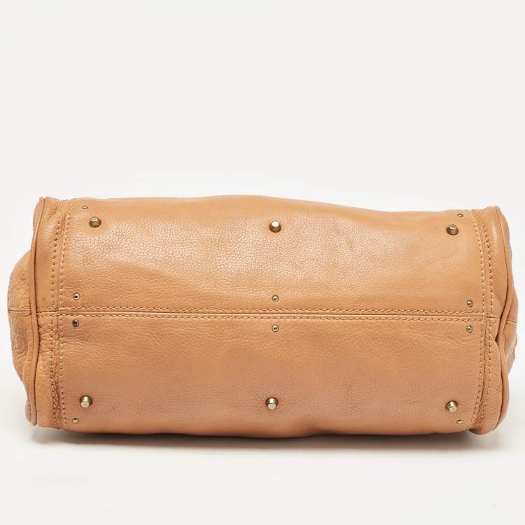 Pre Owned Chloe Brown Leather Medium Paddington Satchel