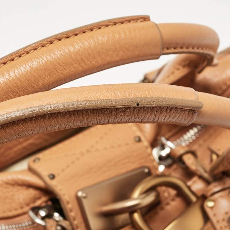 Pre Owned Chloe Brown Leather Medium Paddington Satchel