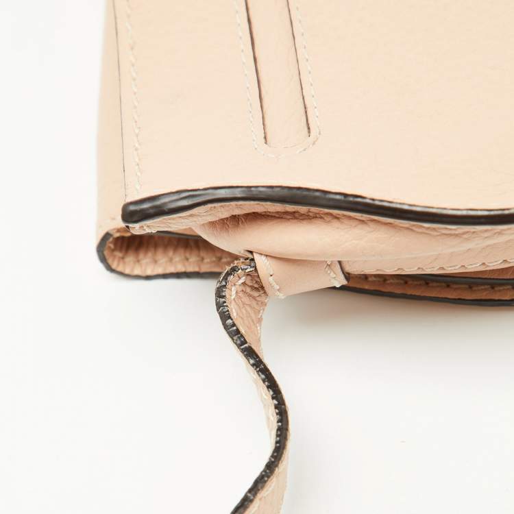 Pre Owned Chloe Beige Leather Small Marcie Shoulder Bag