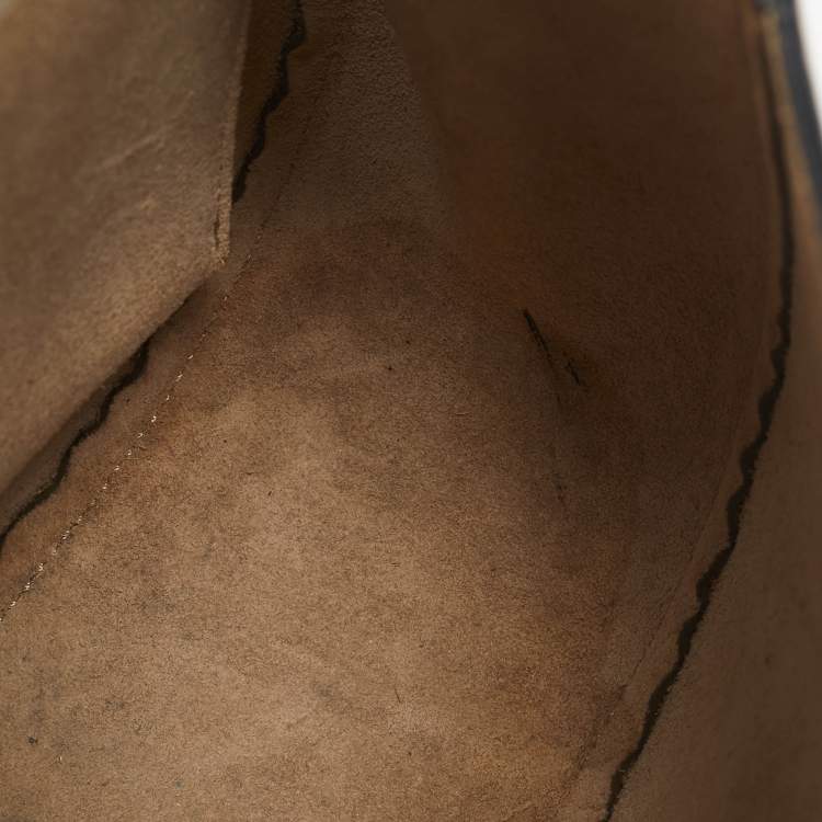 Pre Owned Chloe Gold Leather Medium Drew Shoulder Bag