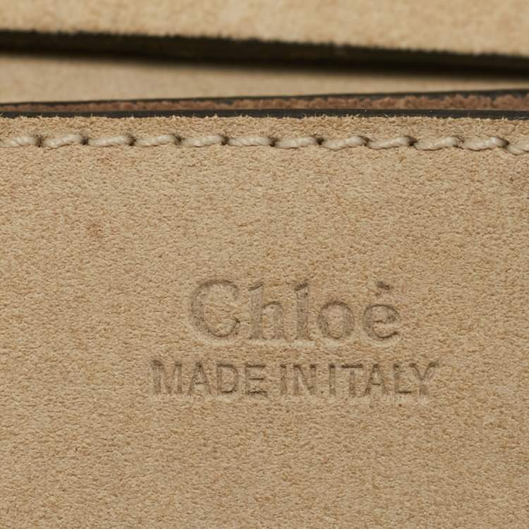 Pre Owned Chloe Multicolor Calf Hair and Leather Small Drew Shoulder Bag