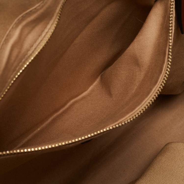 Pre Owned Chloe Brown Canvas Changing/Diaper Bag