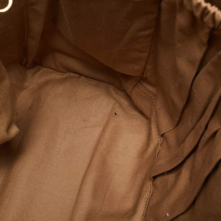 Pre Owned Chloe Brown Canvas Changing/Diaper Bag
