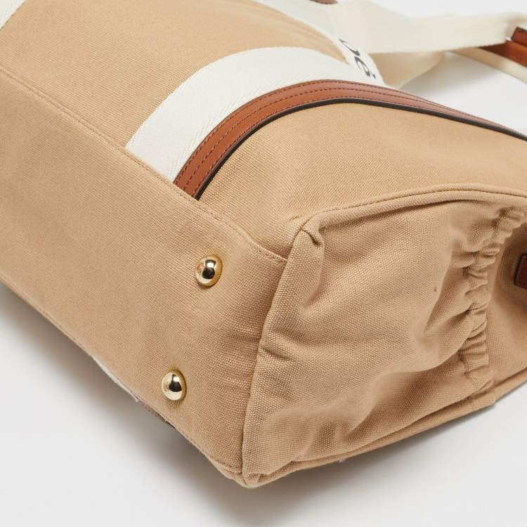Pre Owned Chloe Brown Canvas Changing/Diaper Bag