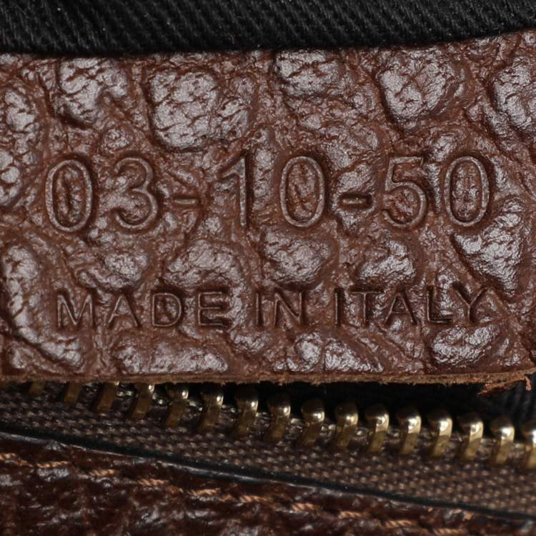 Pre Owned Chloé Beige/Brown Snakeskin and Leather Darla Top Handle Bag