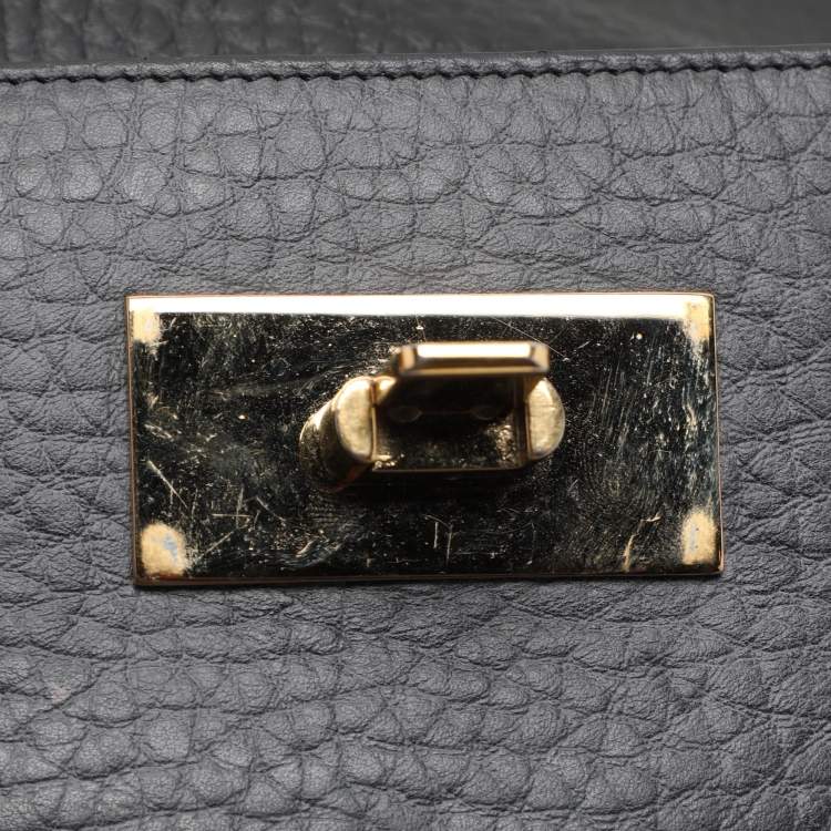 Pre Owned Chloe Black Leather Small Sally Shoulder Bag