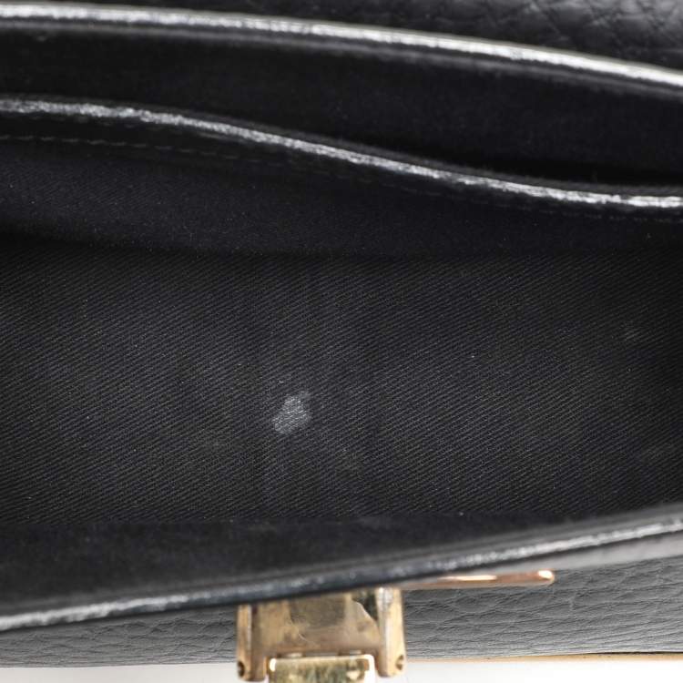 Pre Owned Chloe Black Leather Small Sally Shoulder Bag