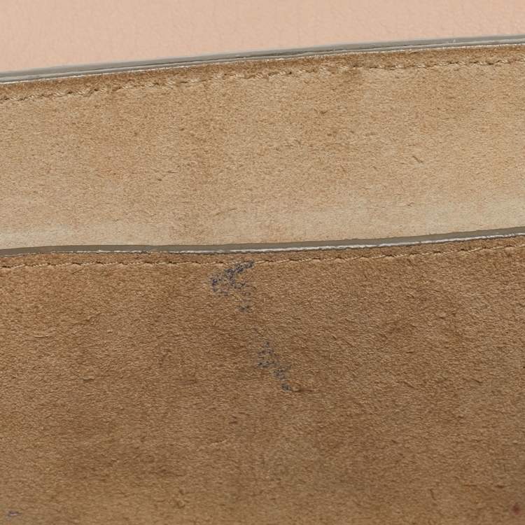 Pre Owned Chloe Beige Leather Small Drew Shoulder Bag