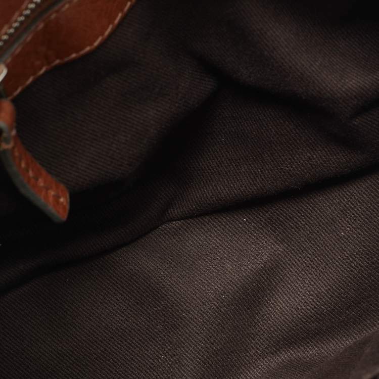 Pre Owned Chloe Brown Leather Small Paddington Satchel