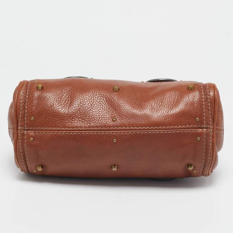 Pre Owned Chloe Brown Leather Small Paddington Satchel