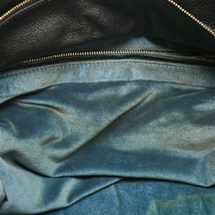 Pre Owned Chloe Black/Tan Leather Marlow Tote