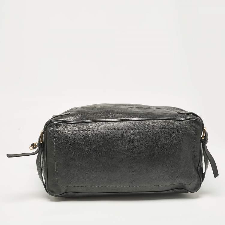 Pre Owned Chloe Black/Tan Leather Marlow Tote