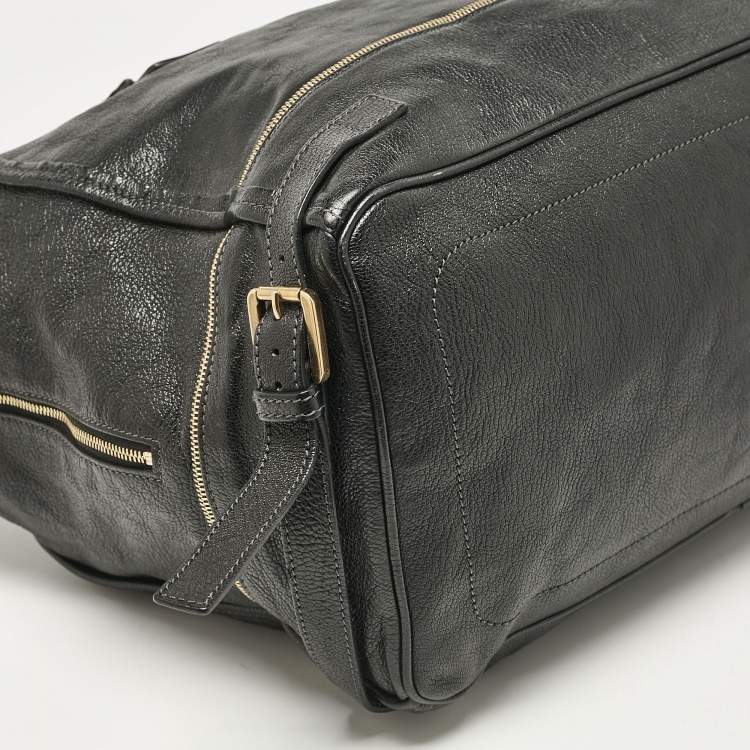 Pre Owned Chloe Black/Tan Leather Marlow Tote