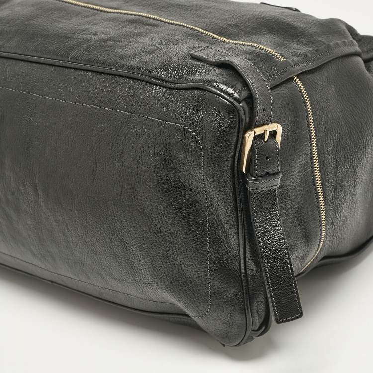 Pre Owned Chloe Black/Tan Leather Marlow Tote