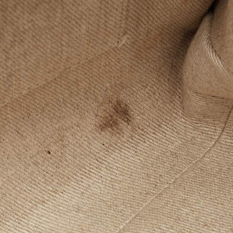Pre Owned Chloe Beige/Brown Canvas Medium Woody Tote