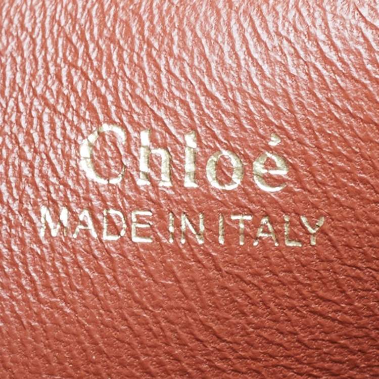 Pre Owned Chloe Multicolor Leather Large Patchwork Joyce Tote