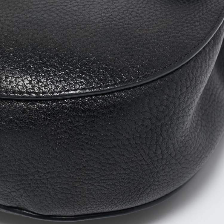 Pre Owned Chloe Black Leather Medium Drew Shoulder Bag