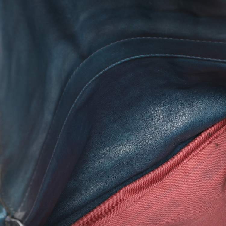 Pre Owned Chloe Multicolor Leather Pocket Satchel