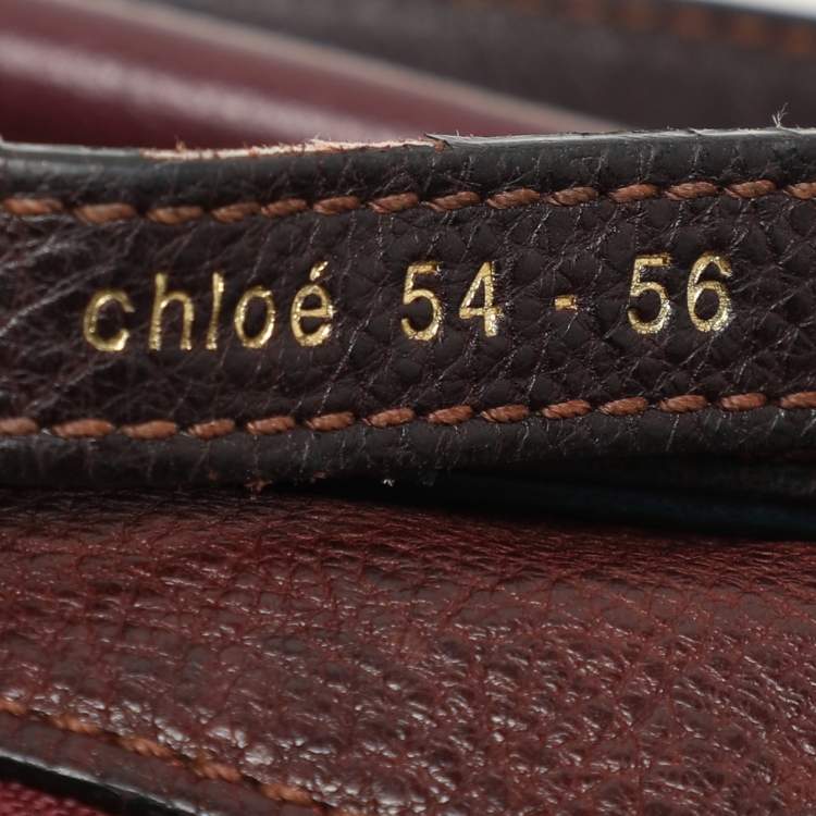 Pre Owned Chloe Multicolor Leather Pocket Satchel