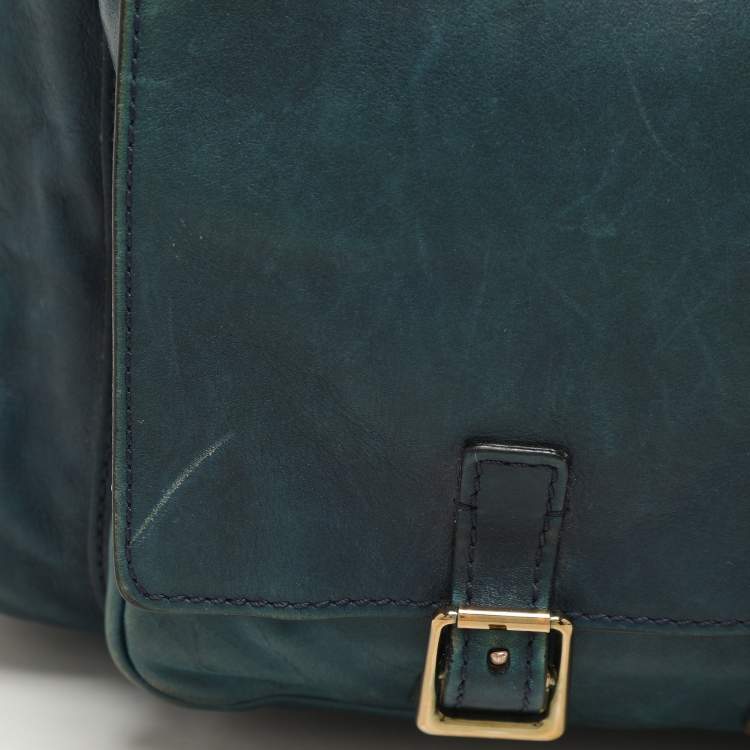 Pre Owned Chloe Multicolor Leather Pocket Satchel