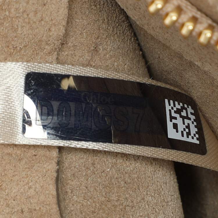 Pre Owned Chloé Black Leather and Suede Small Faye Shoulder Bag