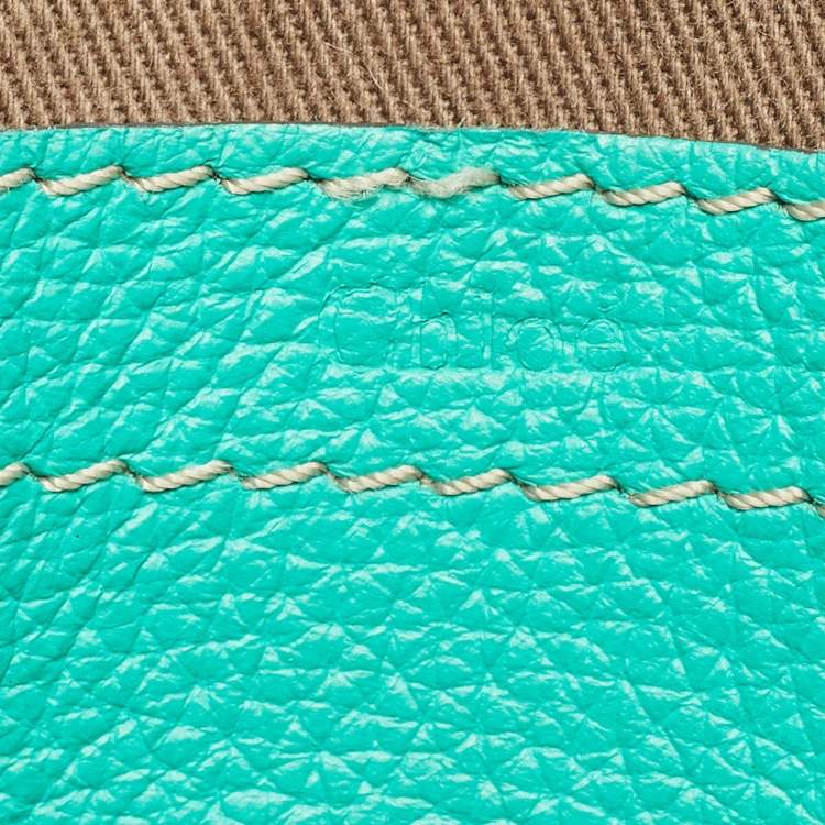 Pre Owned Chloe Light Green Leather Mini Marcie Crossbody Bag