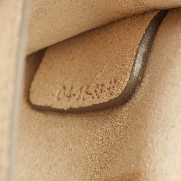 Pre Owned Chloe Brown/Tan Leather and Suede Small Faye Shoulder Bag