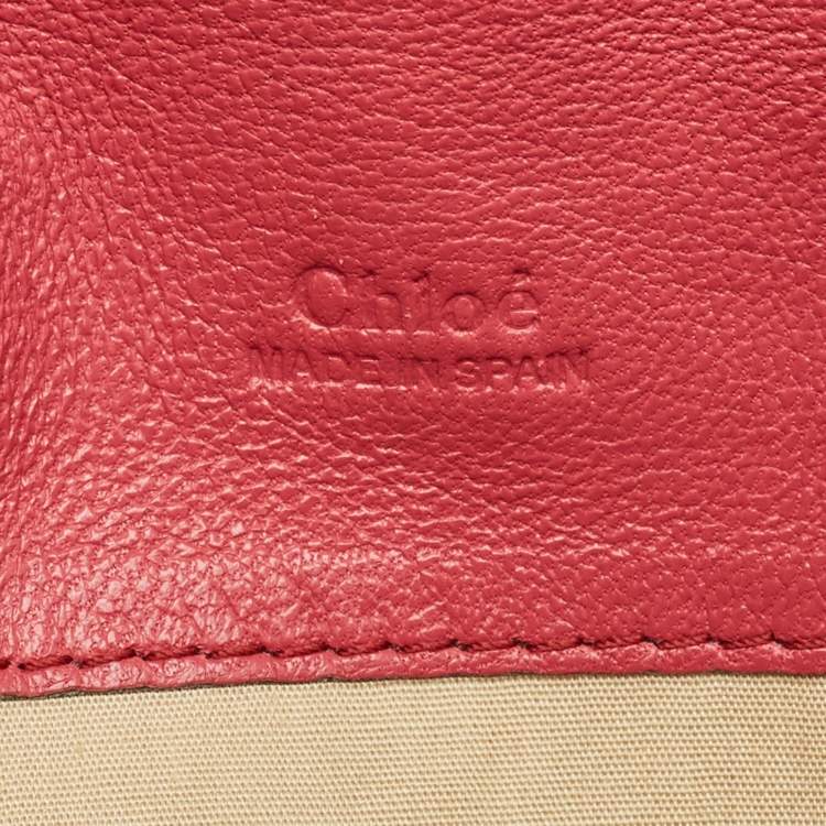 Pre Owned Chloe Multicolor Leather Envelope Flap Chain Clutch