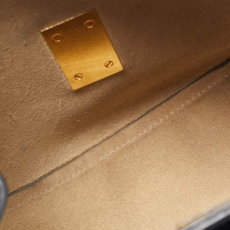 Pre Owned Chloe Black Leather Medium Drew Shoulder Bag