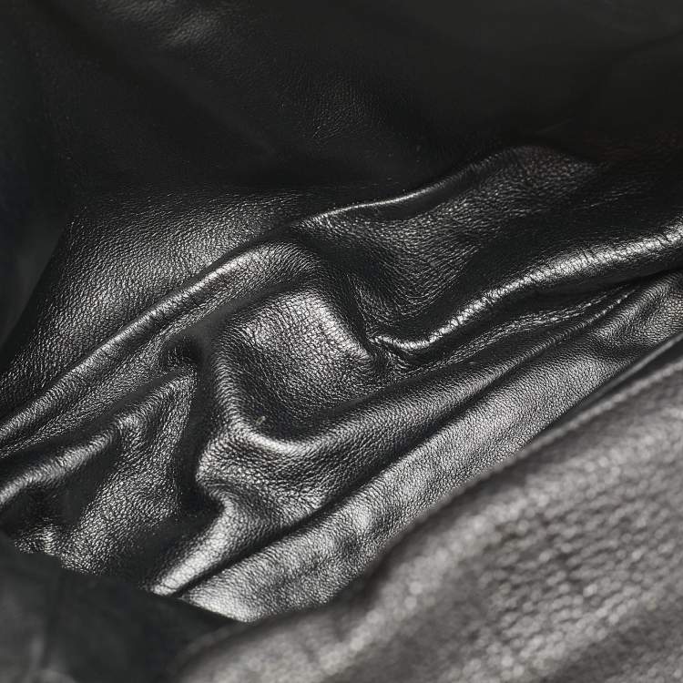 مملوكة مسبقًا Chloe Black Python Medium Elsie Chain Shoulder Bag