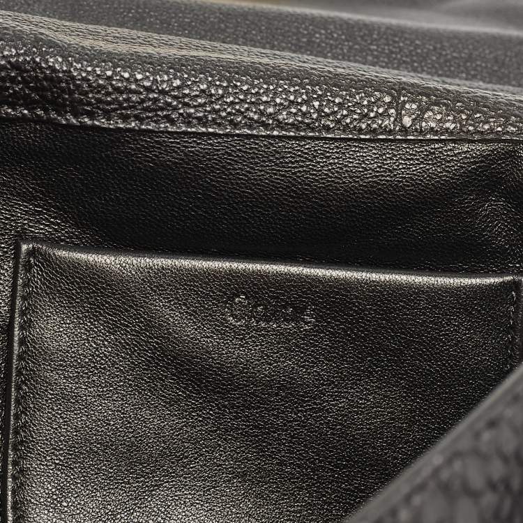 مملوكة مسبقًا Chloe Black Python Medium Elsie Chain Shoulder Bag