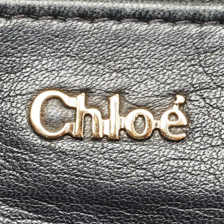 Pre Owned Chloe Beige Python Medium Sally Shoulder Bag